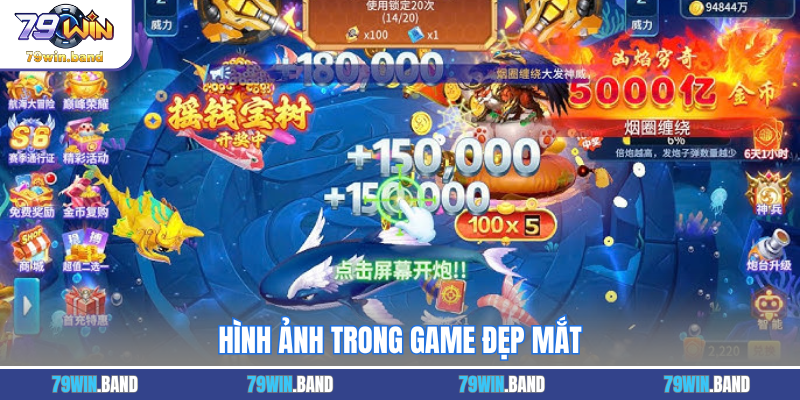 Hình ảnh trong game đẹp mắt