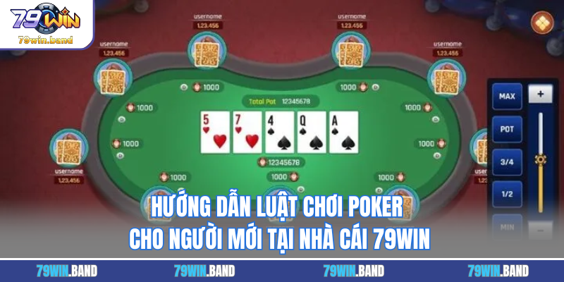 Hướng Dẫn Luật Chơi Poker Cho Người Mới Tại Nhà Cái 79WIN